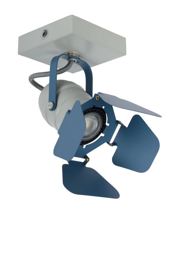 Lucide PICTO - Ceiling spotlight Children - 1xGU10 - Blue - off